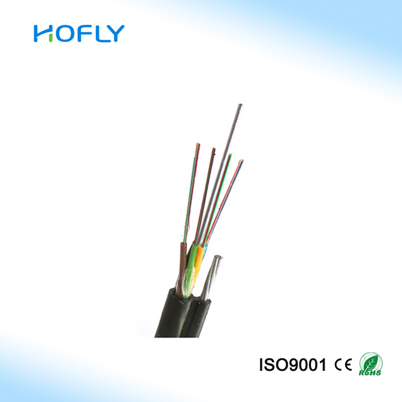 Self-supporting aerial/ overhead/interoffice use 6 core fibe