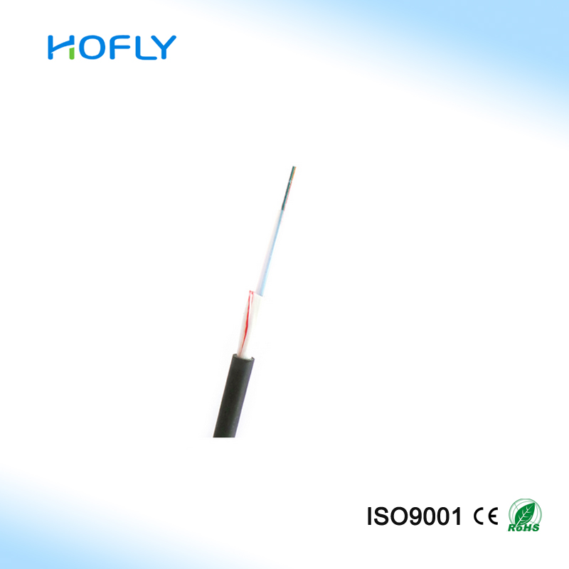 Light Weight Small Diameter Non-matallic 8 core Fiber Optic