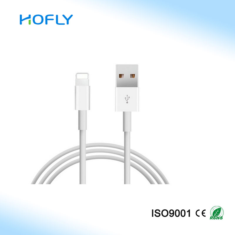 Wholesale Original USB Cable 1M/2M White for iPhone 6/7/8/9/