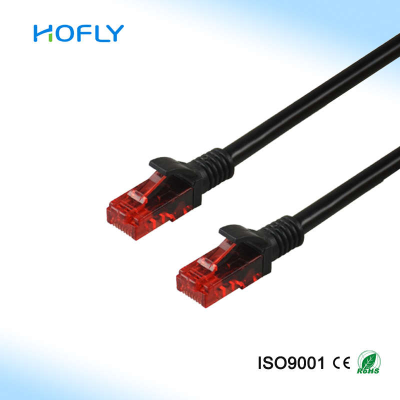 SIPU high quality round utp rj45 23awg CCA cat6 cable patch
