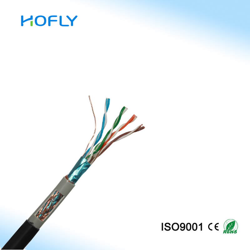 Hot Sale 1000ft wooden drum 24awg 0.5mm Bare Copper Cat5e SF