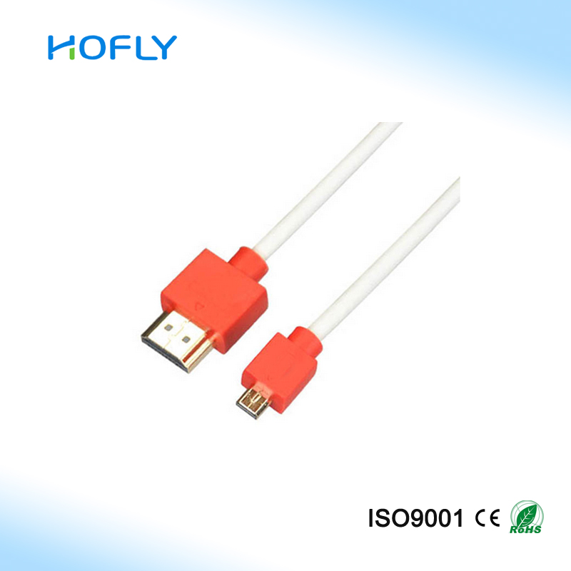 5M Slim Active High Speed HDMI to Micro HDMI Cable with Ethe