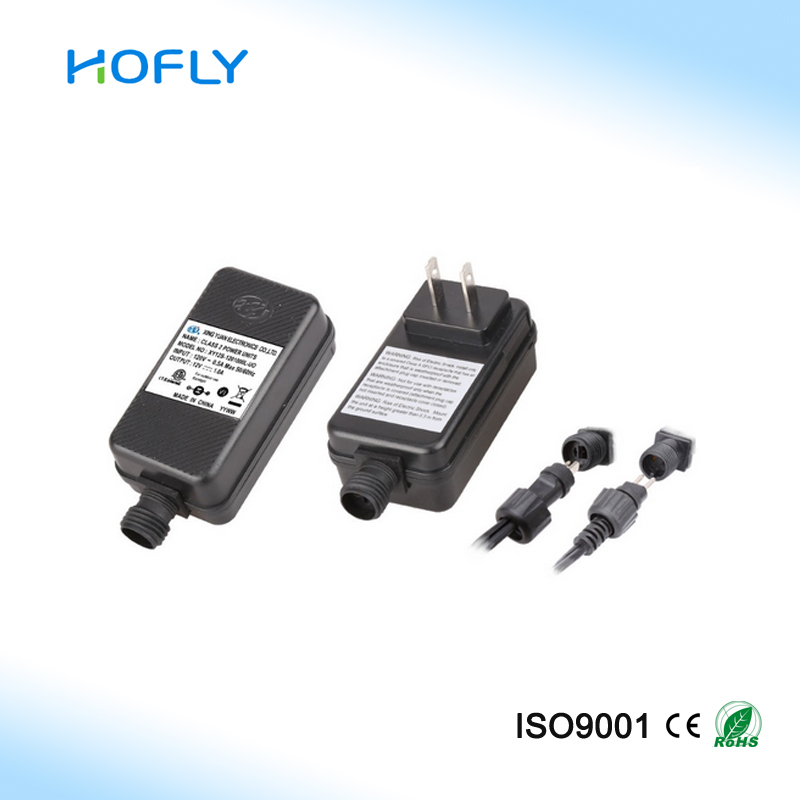 single output wall mounted ac/dc adapter 12W 15V 0.8A switch