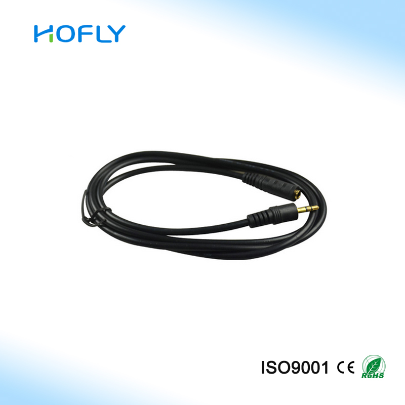  3.5mm male to female stereo av cable wholesale earphone