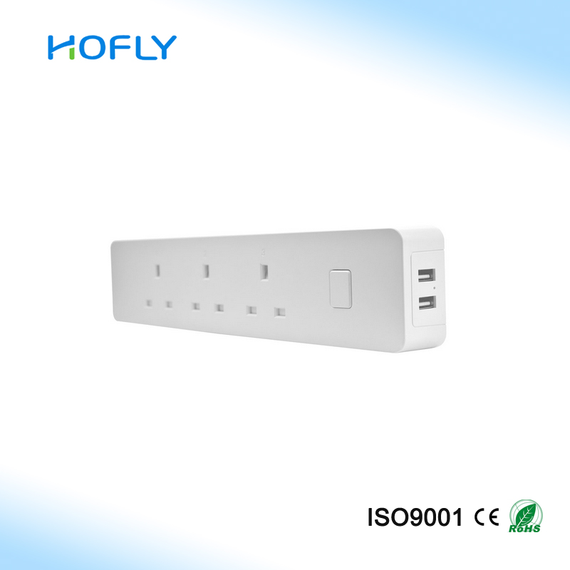 Surge Protection Wholesale 2 Usb UK Quick Charge 16A Power S
